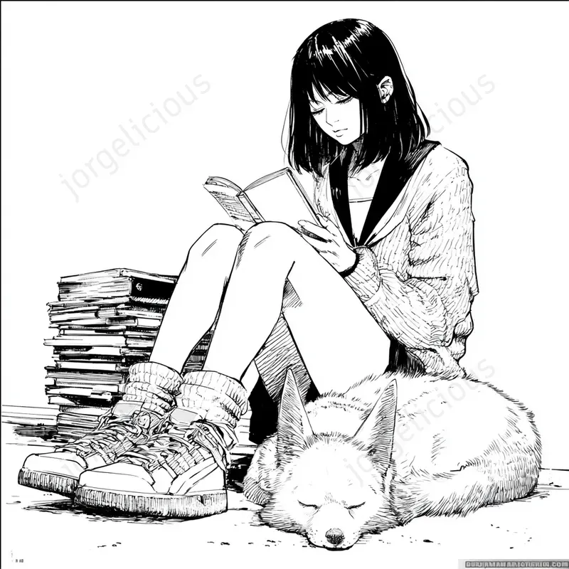 Manga Activity Illustrations