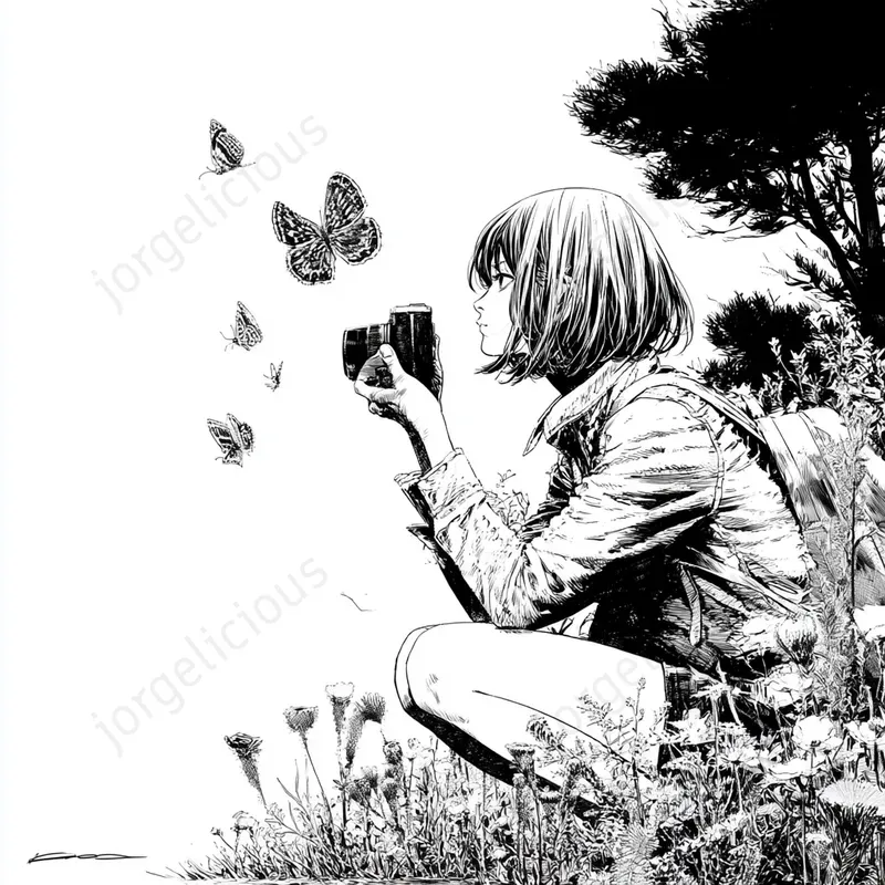 Manga Activity Illustrations