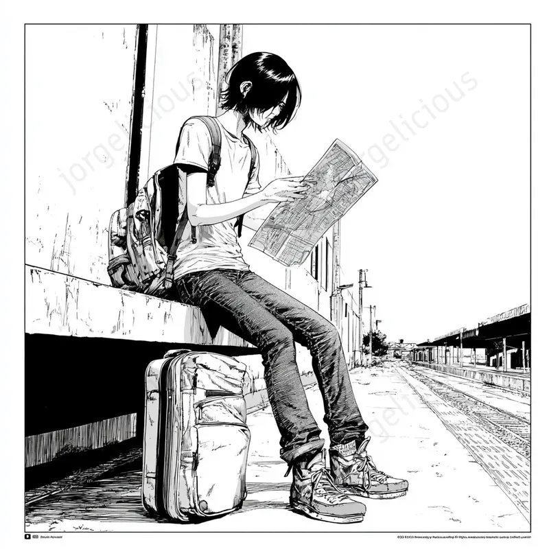 Manga Activity Illustrations