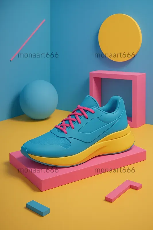 Neon Pop Surrealism 3D