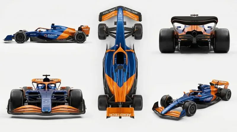 F1 Car Design Turnaround Sheets