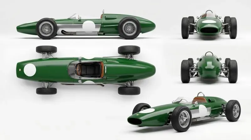 F1 Car Design Turnaround Sheets