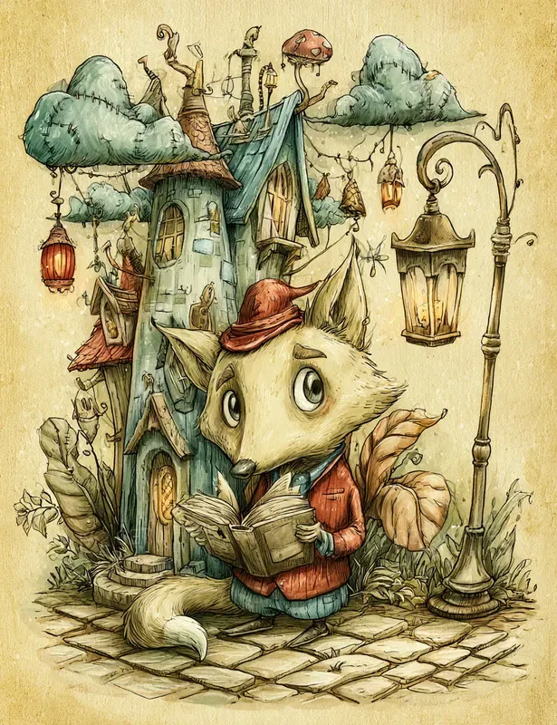 Strange Storybook Creature Scenes