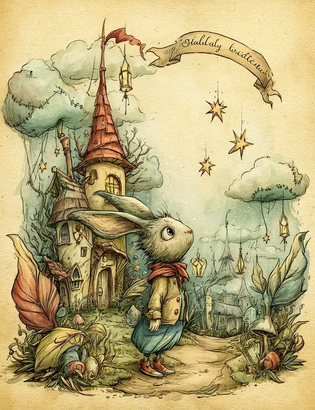 Strange Storybook Creature Scenes