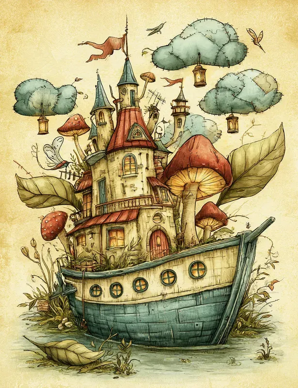 Strange Storybook Creature Scenes