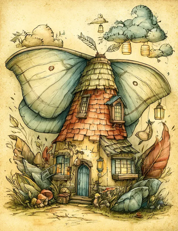 Strange Storybook Creature Scenes