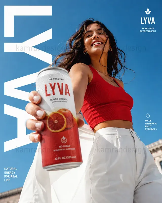 Low Angle Beverage Ad Posters
