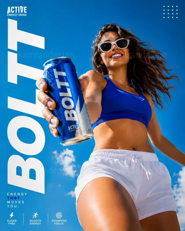 Low Angle Beverage Ad Posters