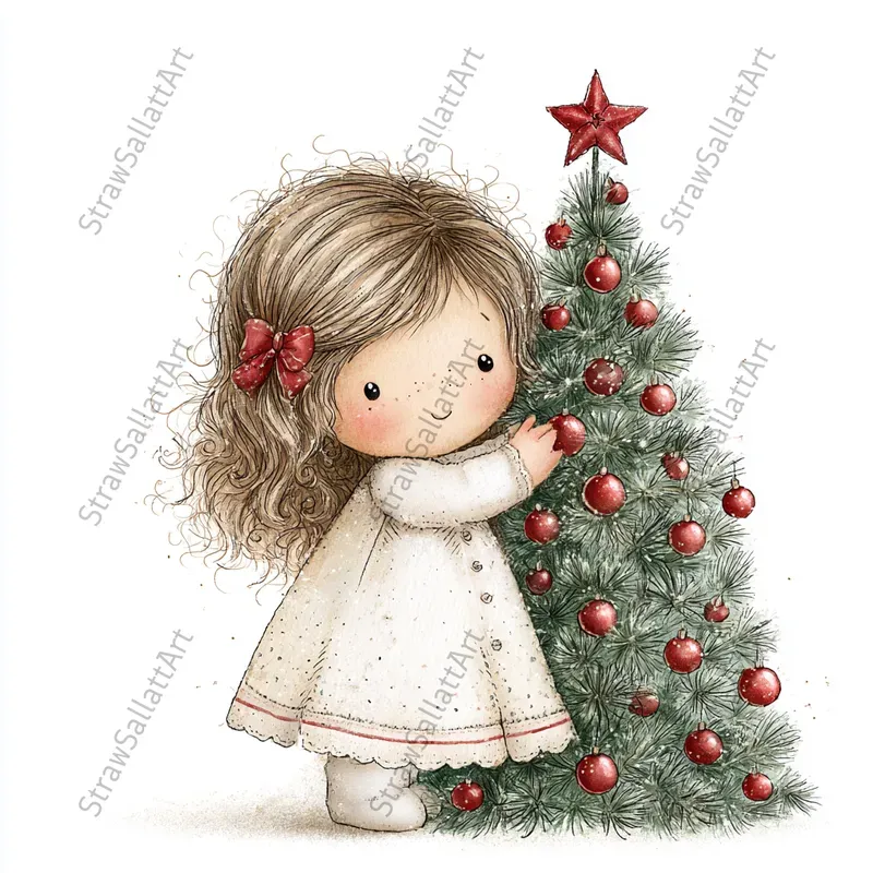 Cute Christmas Character Clipart Tshirts