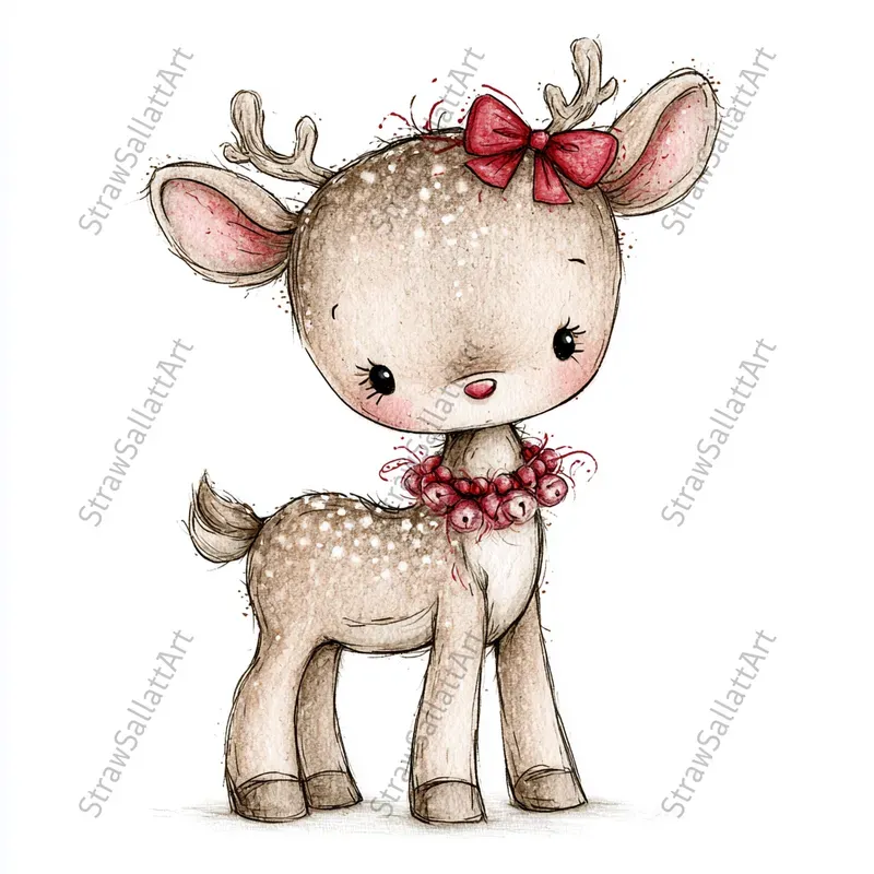 Cute Christmas Character Clipart Tshirts