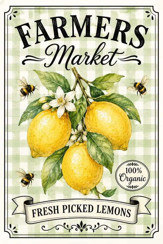 Vintage Farmhouse Market Labels