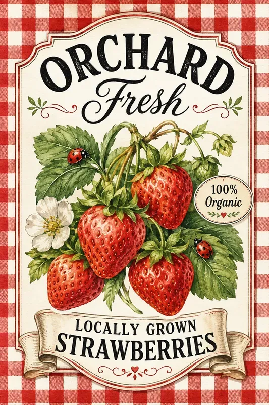 Vintage Farmhouse Market Labels