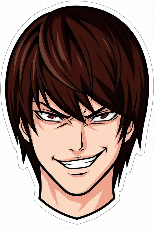 Minimalist Vector Anime Stickers