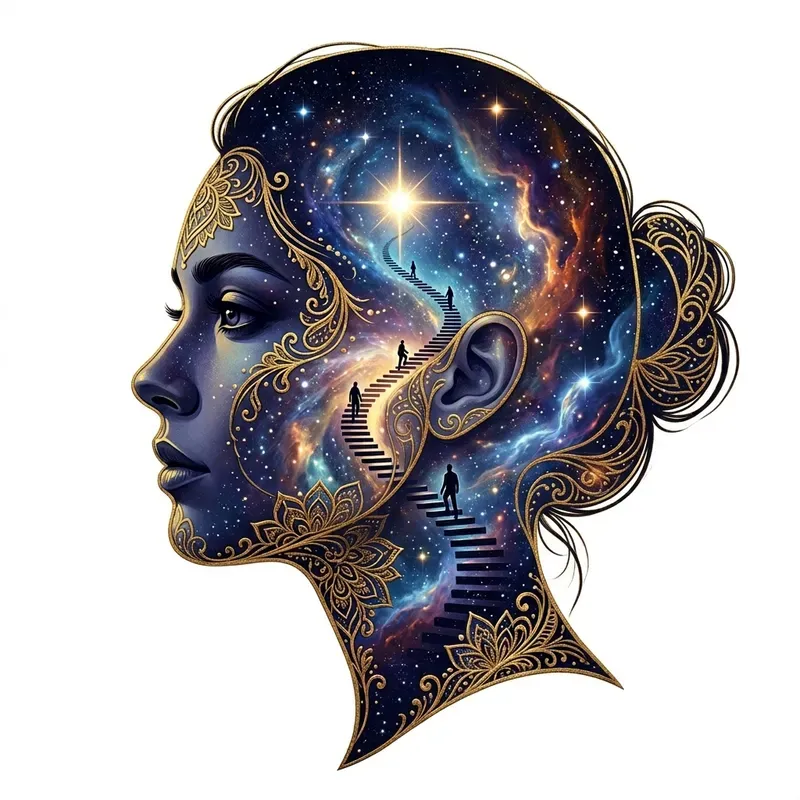 Celestial Silhouette Cosmic Art Makers