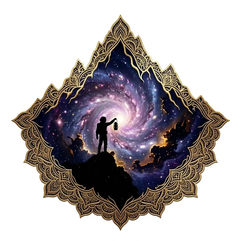 Celestial Silhouette Cosmic Art Makers