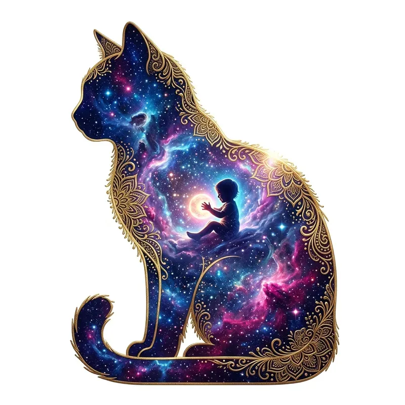 Celestial Silhouette Cosmic Art Makers