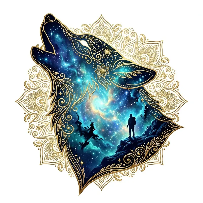 Celestial Silhouette Cosmic Art Makers