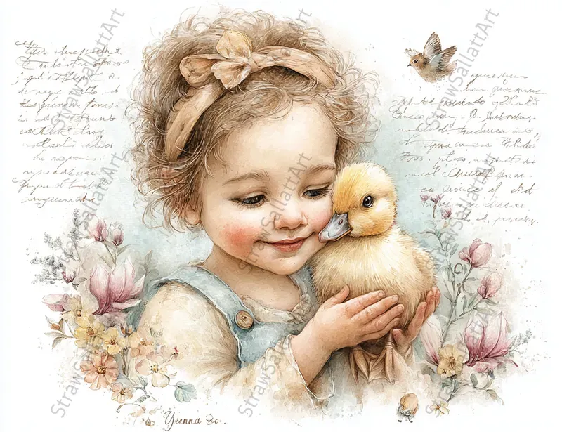 Vintage Easter Junk Journal Postcards