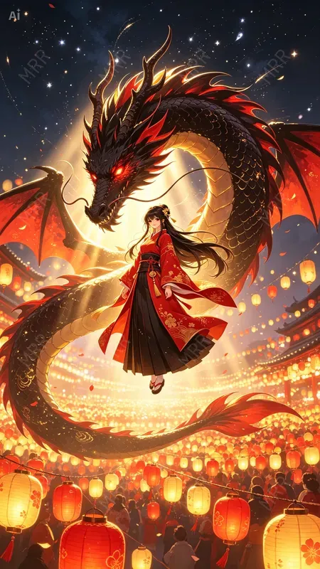 Fantasy Anime Dragon Art Generator