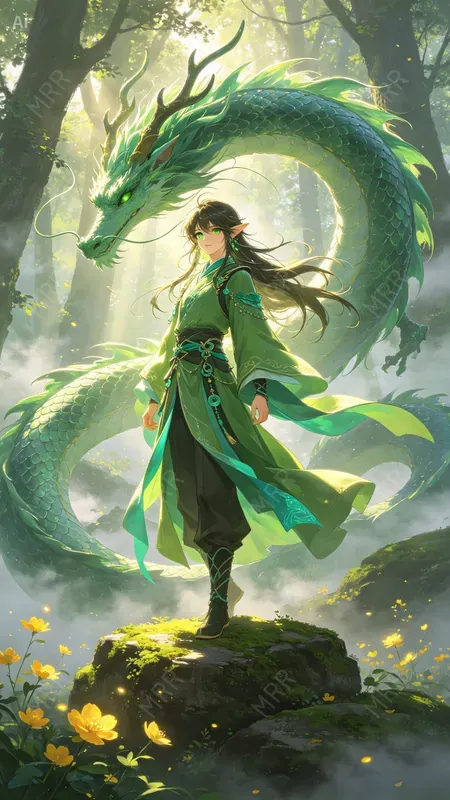 Fantasy Anime Dragon Art Generator