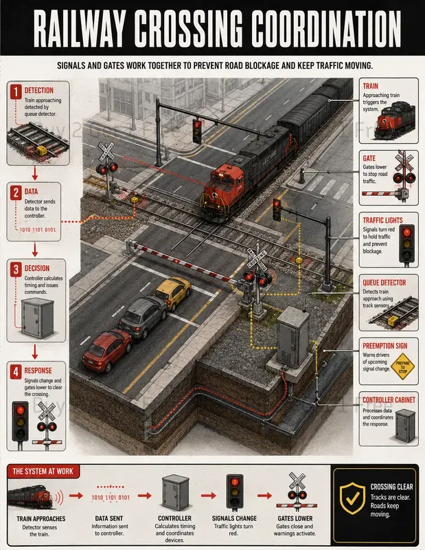 City Traffic Brain Infographics