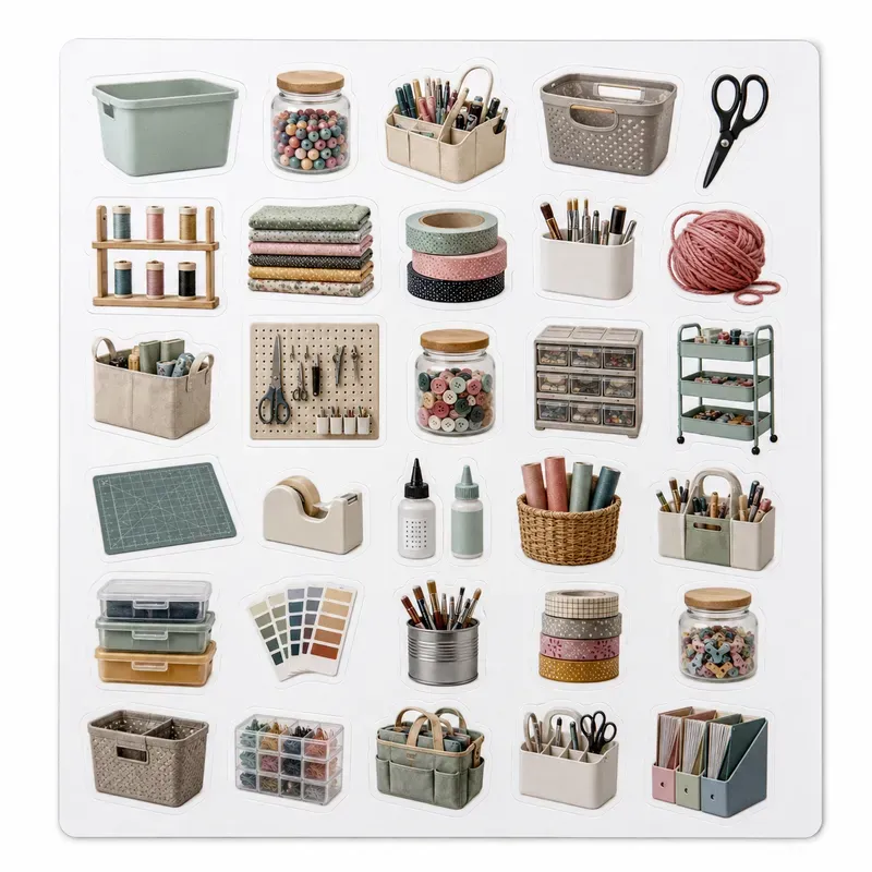 Diecut Sticker Sheet Photo Builders
