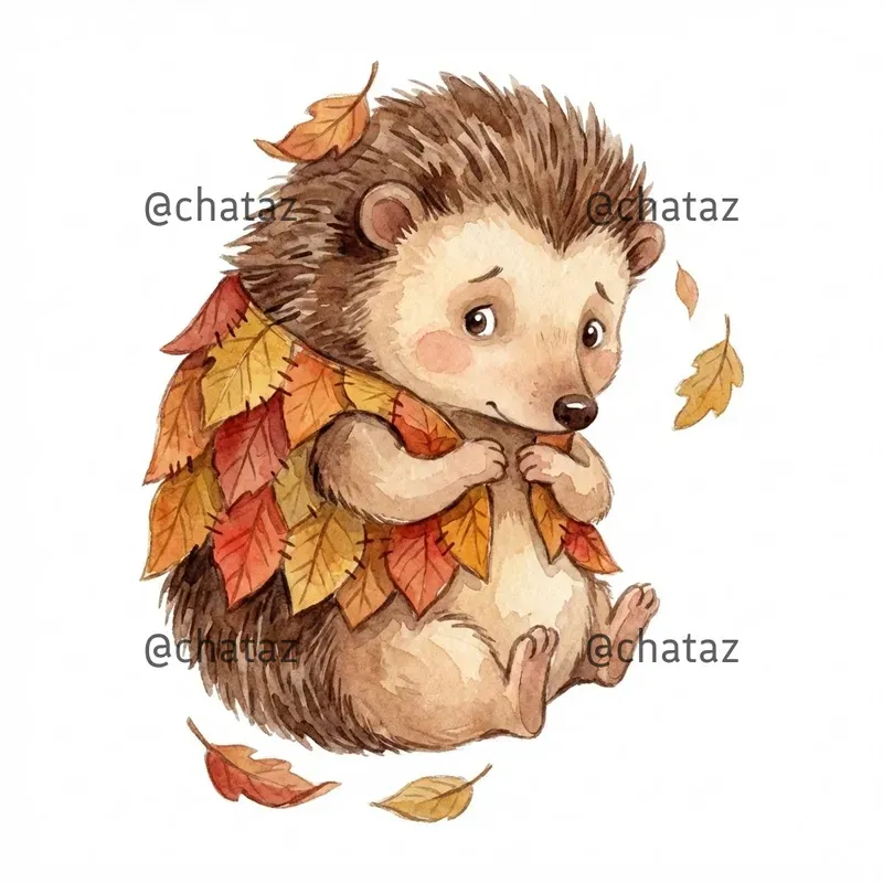 Whimsical Autumn Storybook Characters