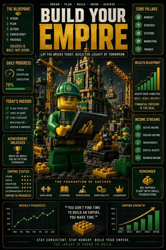 Mining Empire Infographic Posters