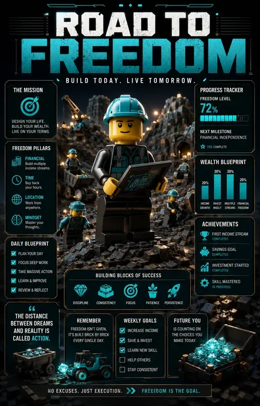 Mining Empire Infographic Posters