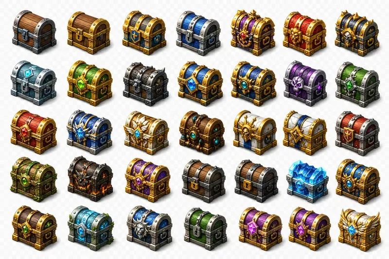Isometric 3D UI Icons For Mobile Games