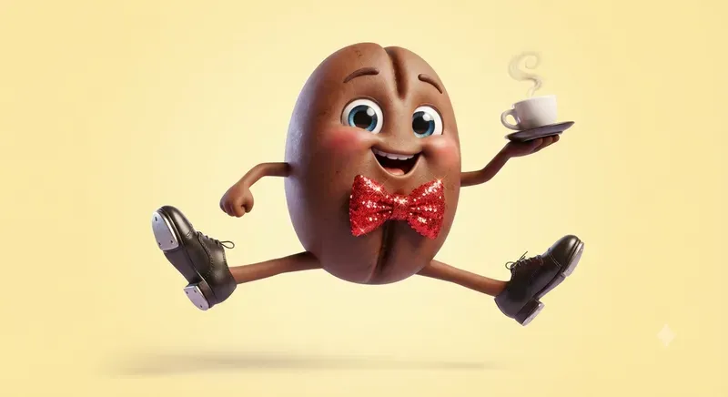 The Dynamic Coffee Bean Mascot Series