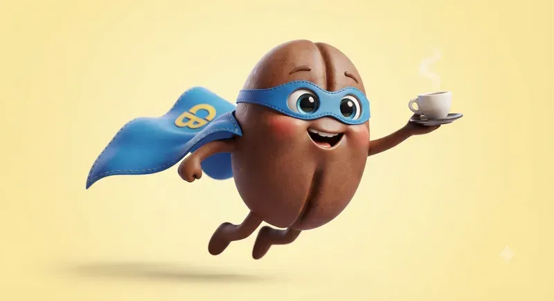 The Dynamic Coffee Bean Mascot Series