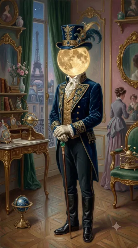 Parisian Victorian Surreal Characters