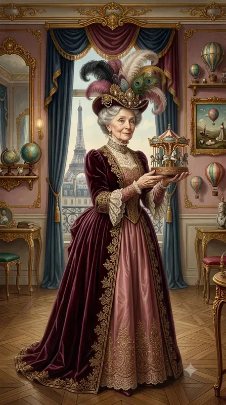 Parisian Victorian Surreal Characters