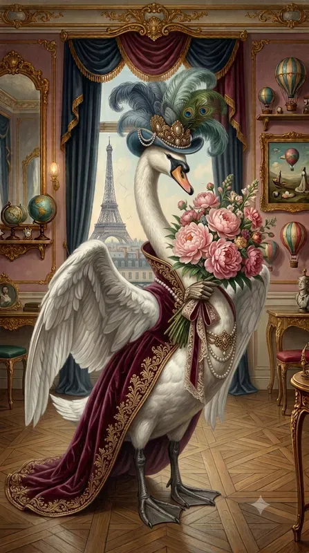 Parisian Victorian Surreal Characters