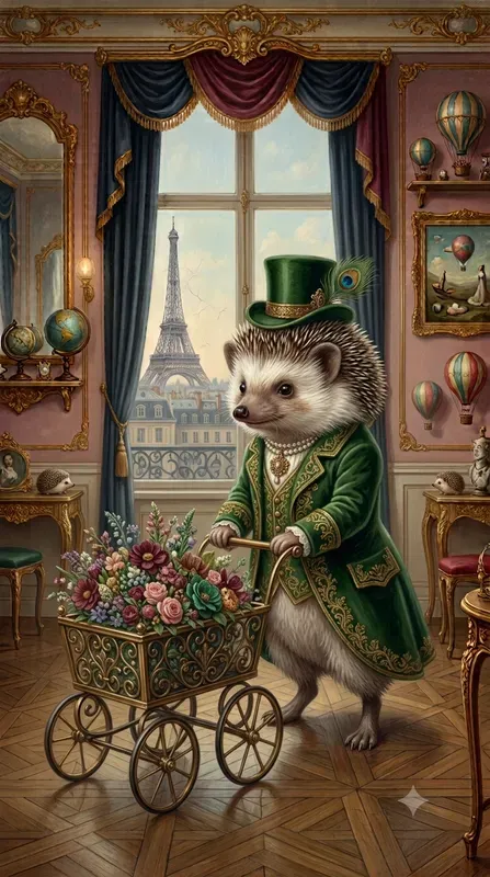 Parisian Victorian Surreal Characters