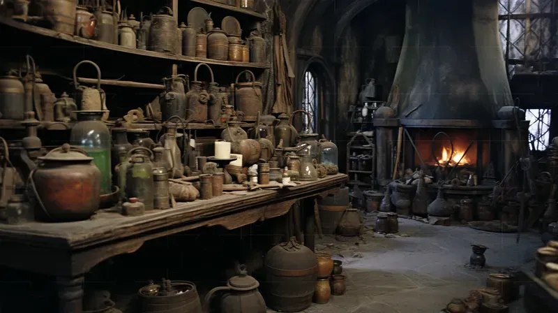 1980s Real Dark Fantasy Film Landscapes