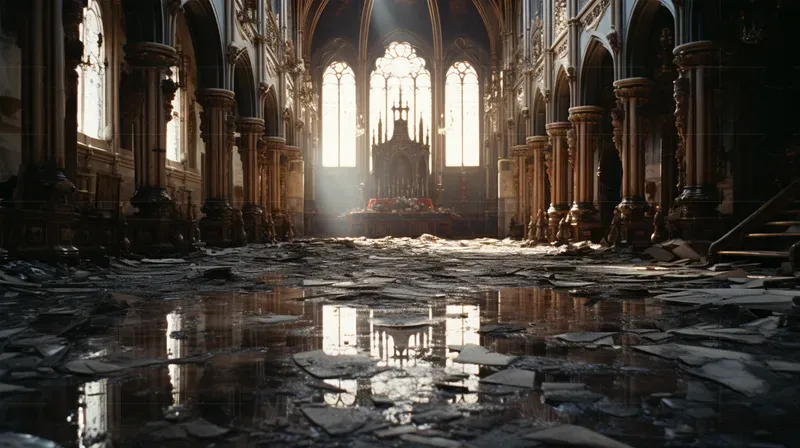 1980s Real Dark Fantasy Film Landscapes