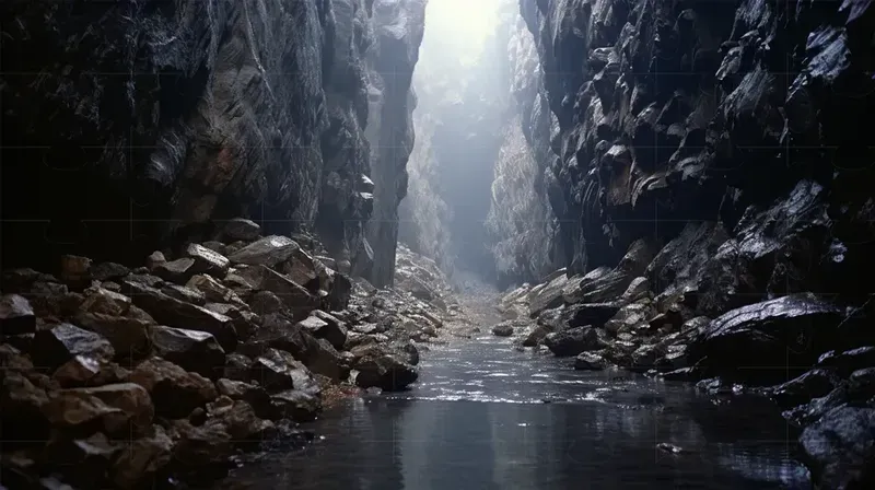 1980s Real Dark Fantasy Film Landscapes