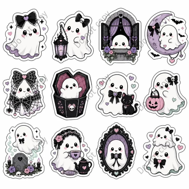 Spooky Goth Sticker Sheets