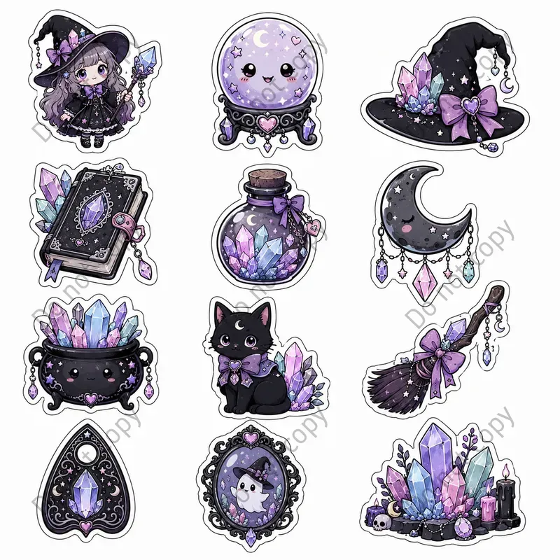 Spooky Goth Sticker Sheets