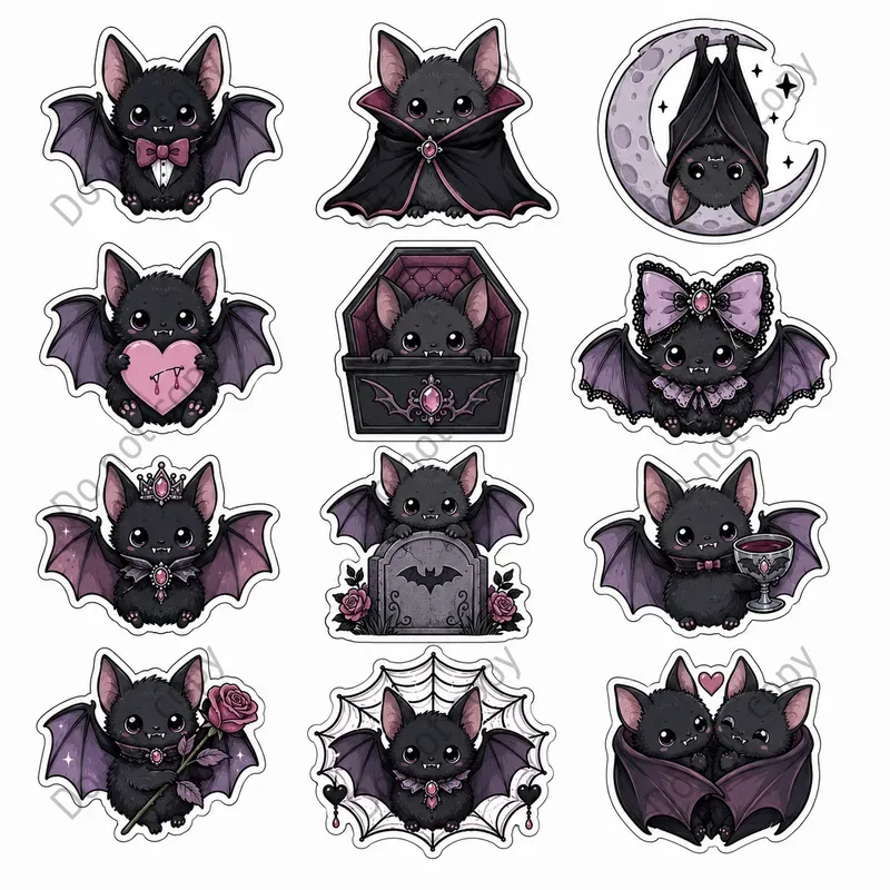 Spooky Goth Sticker Sheets