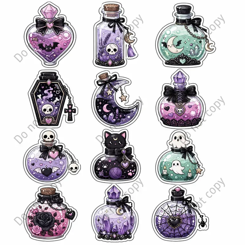Spooky Goth Sticker Sheets