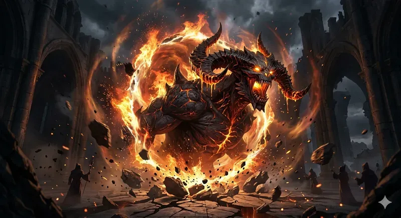 Epic Boss Summoning Scene Generator