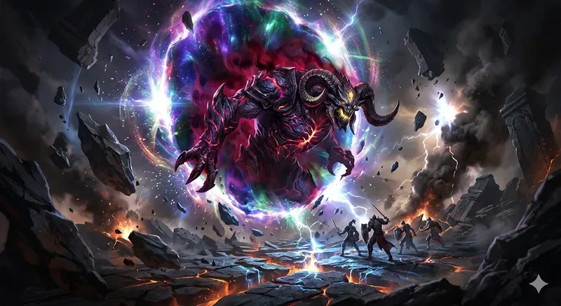 Epic Boss Summoning Scene Generator