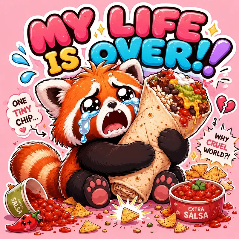 Kawaii Snack Chaos Stickers