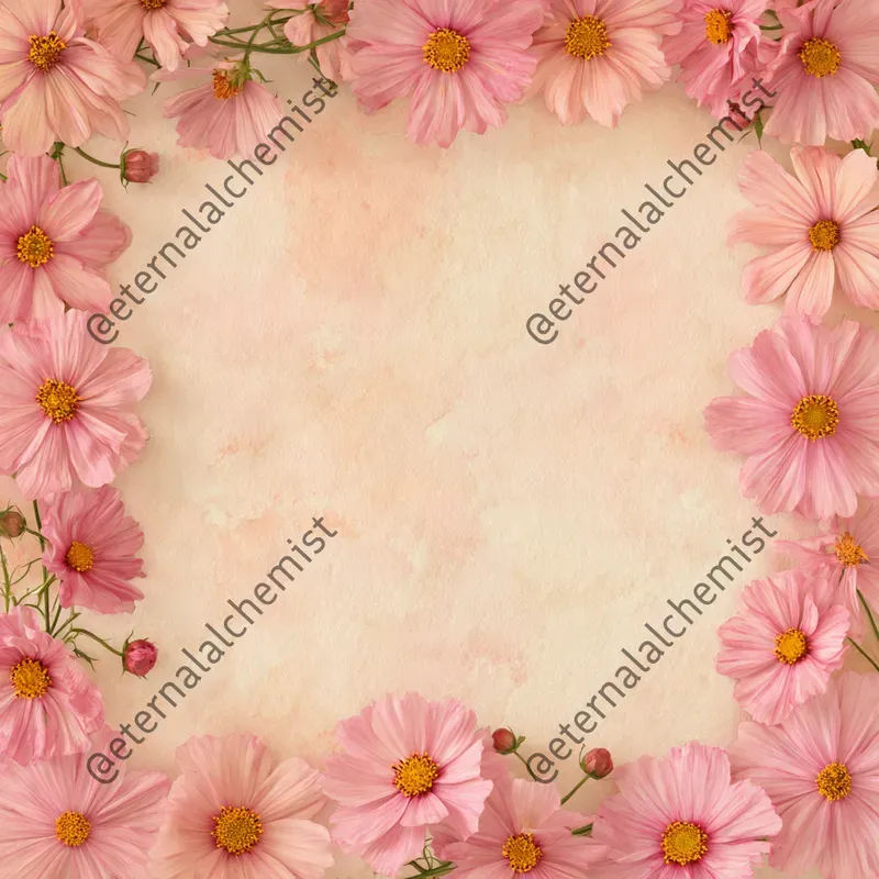 Summer Bloom Borders Scrapbook Pgs