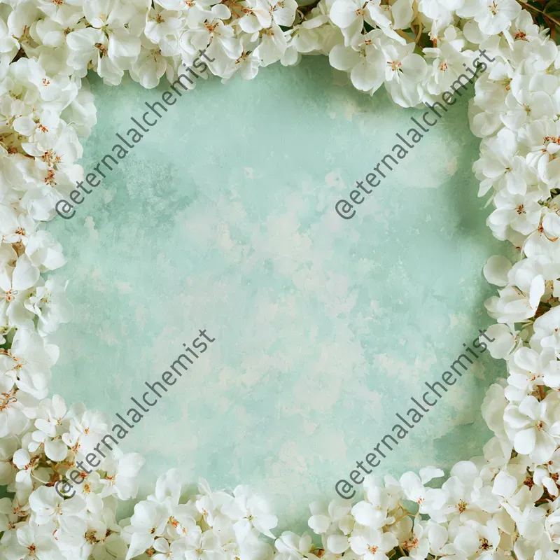 Summer Bloom Borders Scrapbook Pgs