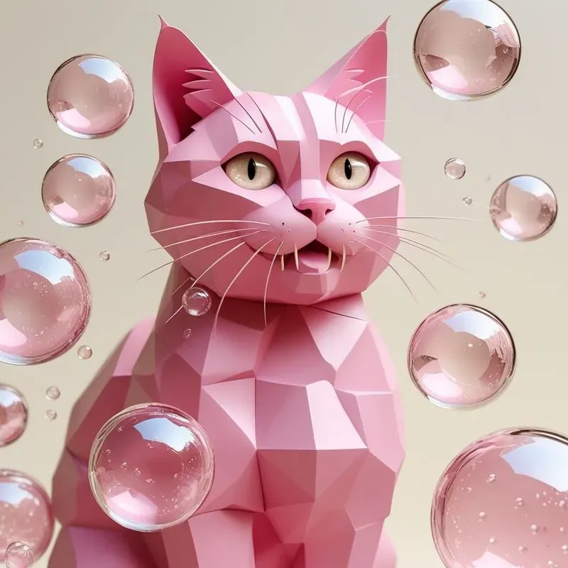 Title: Cubistic Pink In Evoking Fantasy
Plural: Cubistic Pinks In Evoking Fantasies