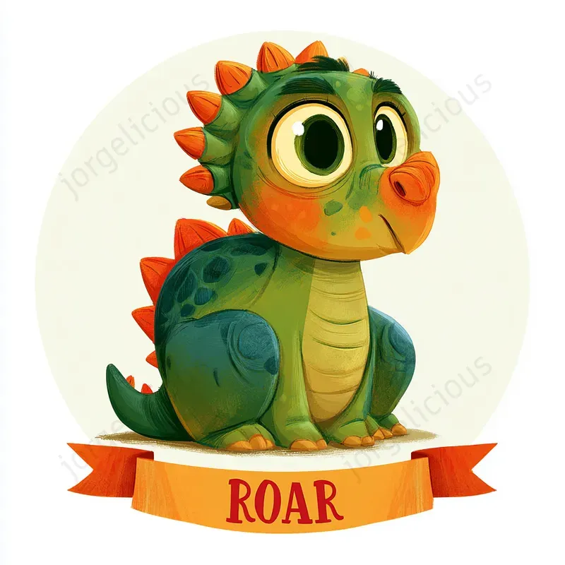 Cute Character Prints And Stickers